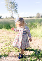 The Smocked Dress - Colourful Carnations