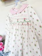 {Sutherby Girls} Signature Smocked Dress - Garden Tulips