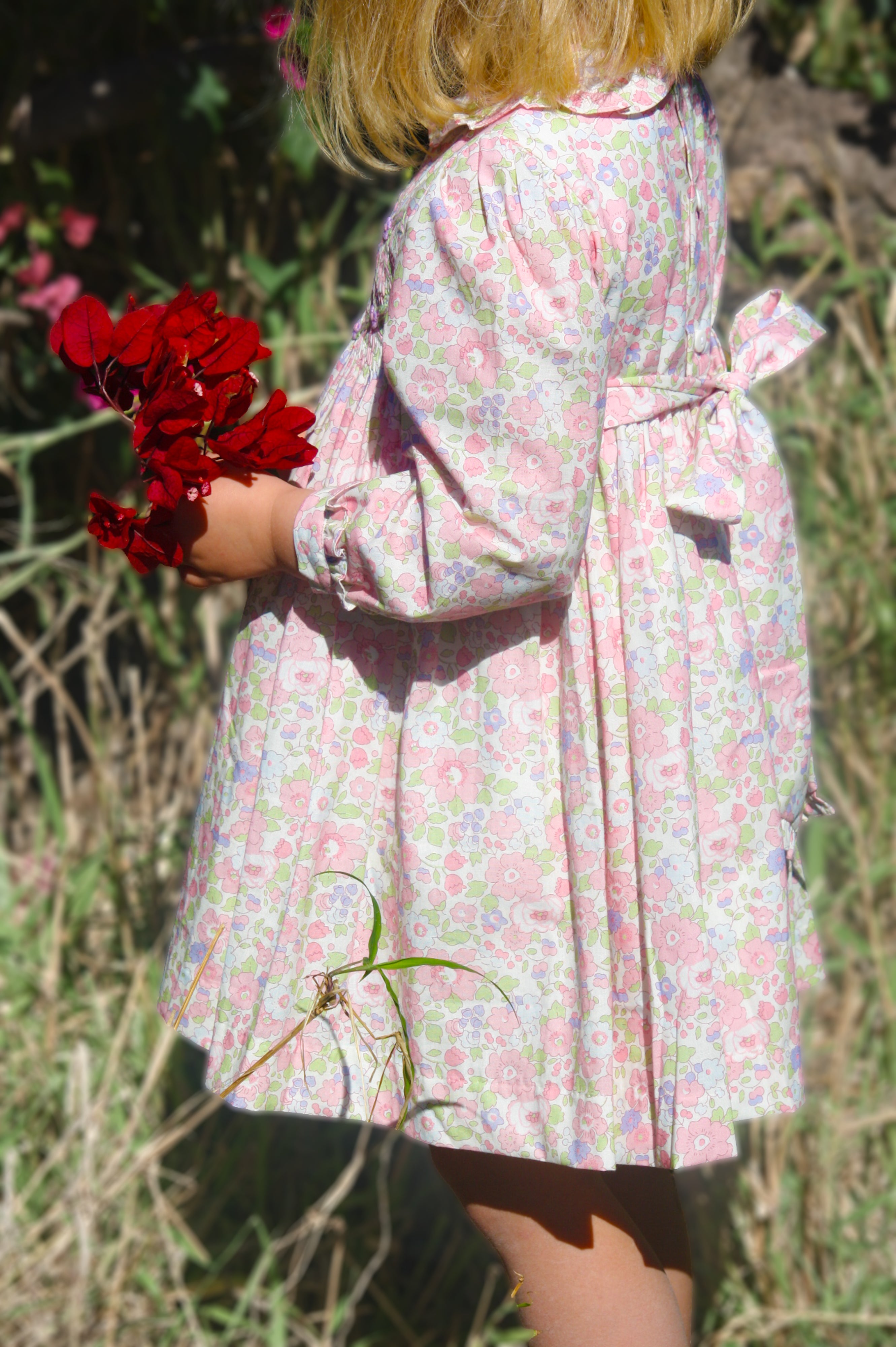 {Sutherby Girls} Signature Smocked Dress ~ Cottage Petals