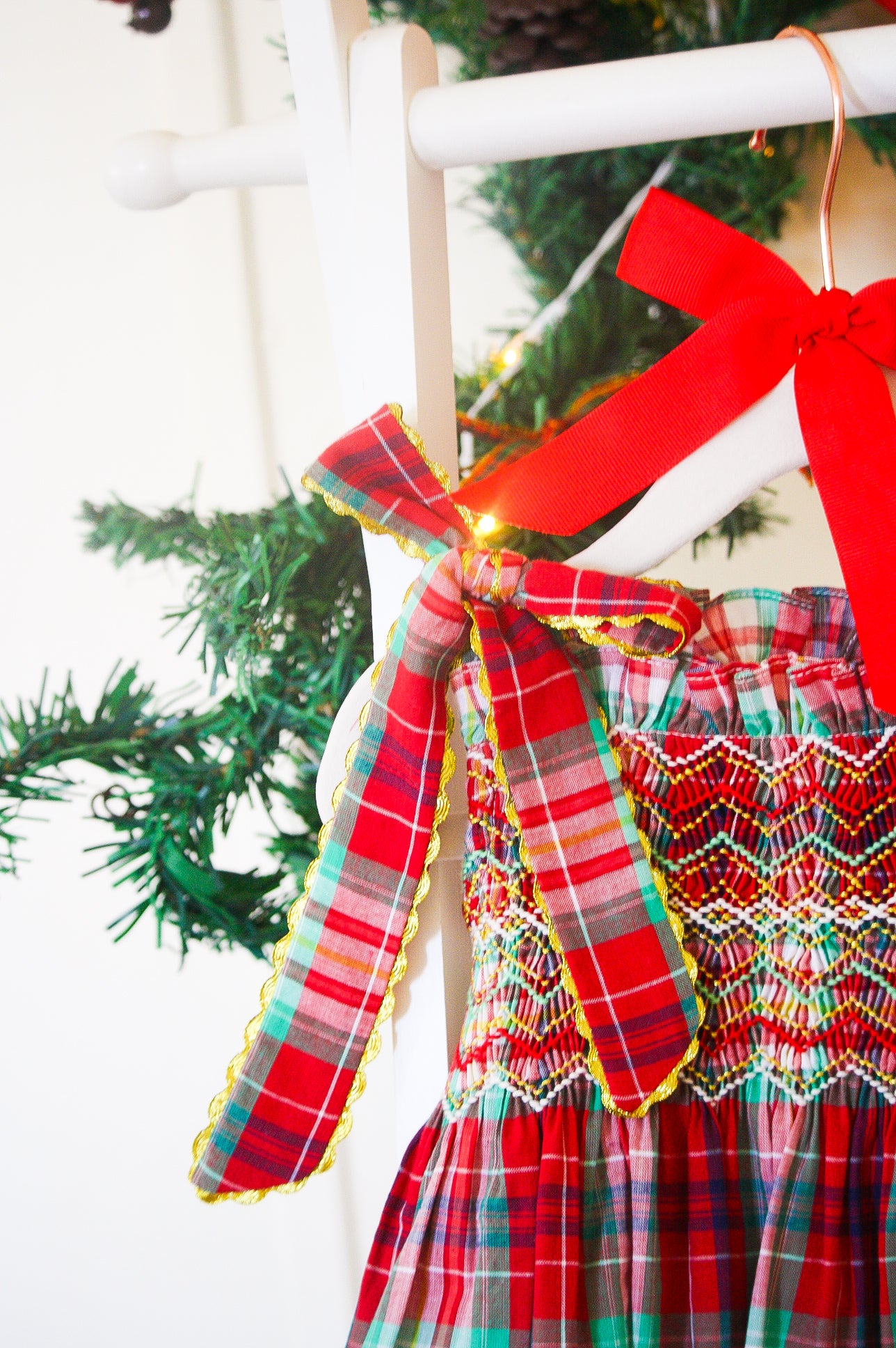 {Sutherby Girls} Signature Smocked Dress ~ Yuletide Plaid