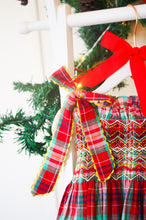 Load image into Gallery viewer, {Sutherby Girls} Signature Smocked Dress ~ Yuletide Plaid
