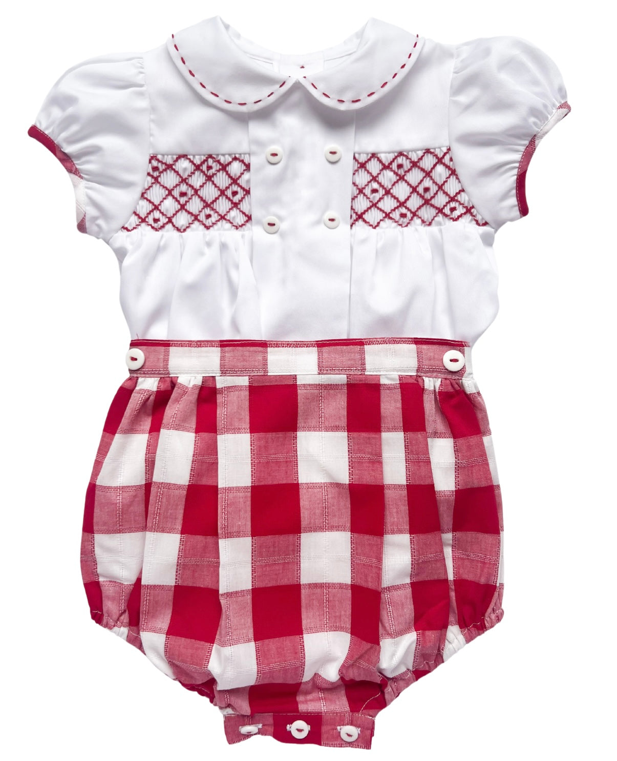 {Sutherby Boys} The Smocked Set - Heritage Red Gingham ~ FARMHOUSE SALE