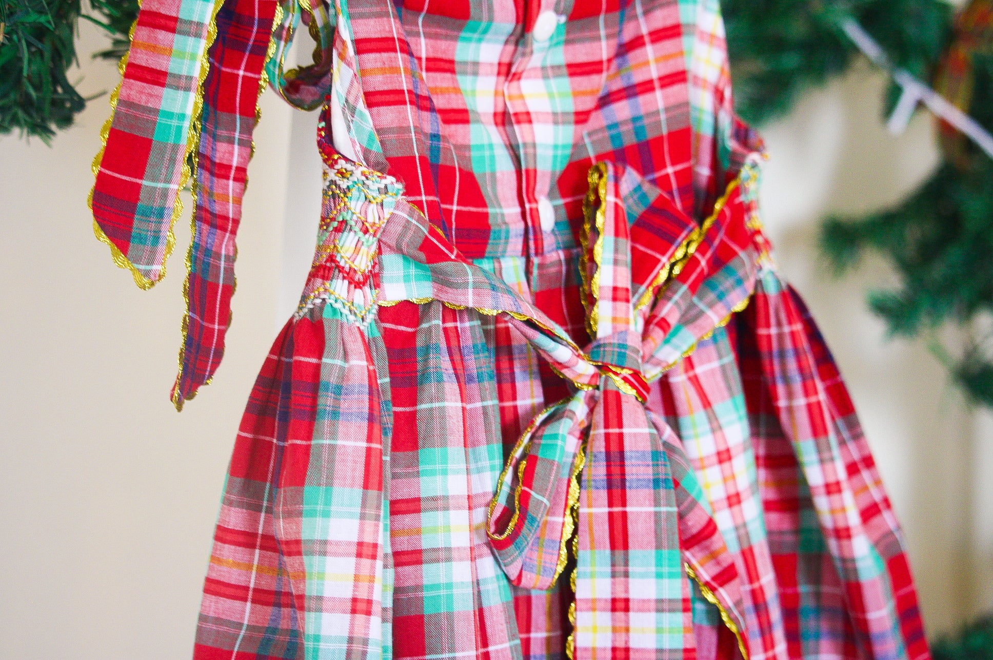 {Sutherby Girls} Signature Smocked Dress ~ Yuletide Plaid