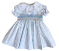 The Petal Collar Smocked Dress - Teacup Floral