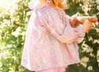 {Sutherby Girls} Flounce Collar Blouse ~ Cottage Petals