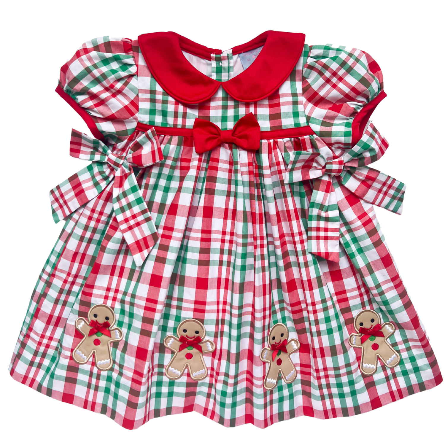 {Sutherby Girls} Gingerbread Plaid Dress ~ FARMHOUSE SALE