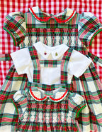 {Sutherby Boys} Signature Suspender Shorts ~ Christmas Fair Tartan