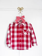 Load image into Gallery viewer, The Prep Shirt ~ Heritage Red Gingham
