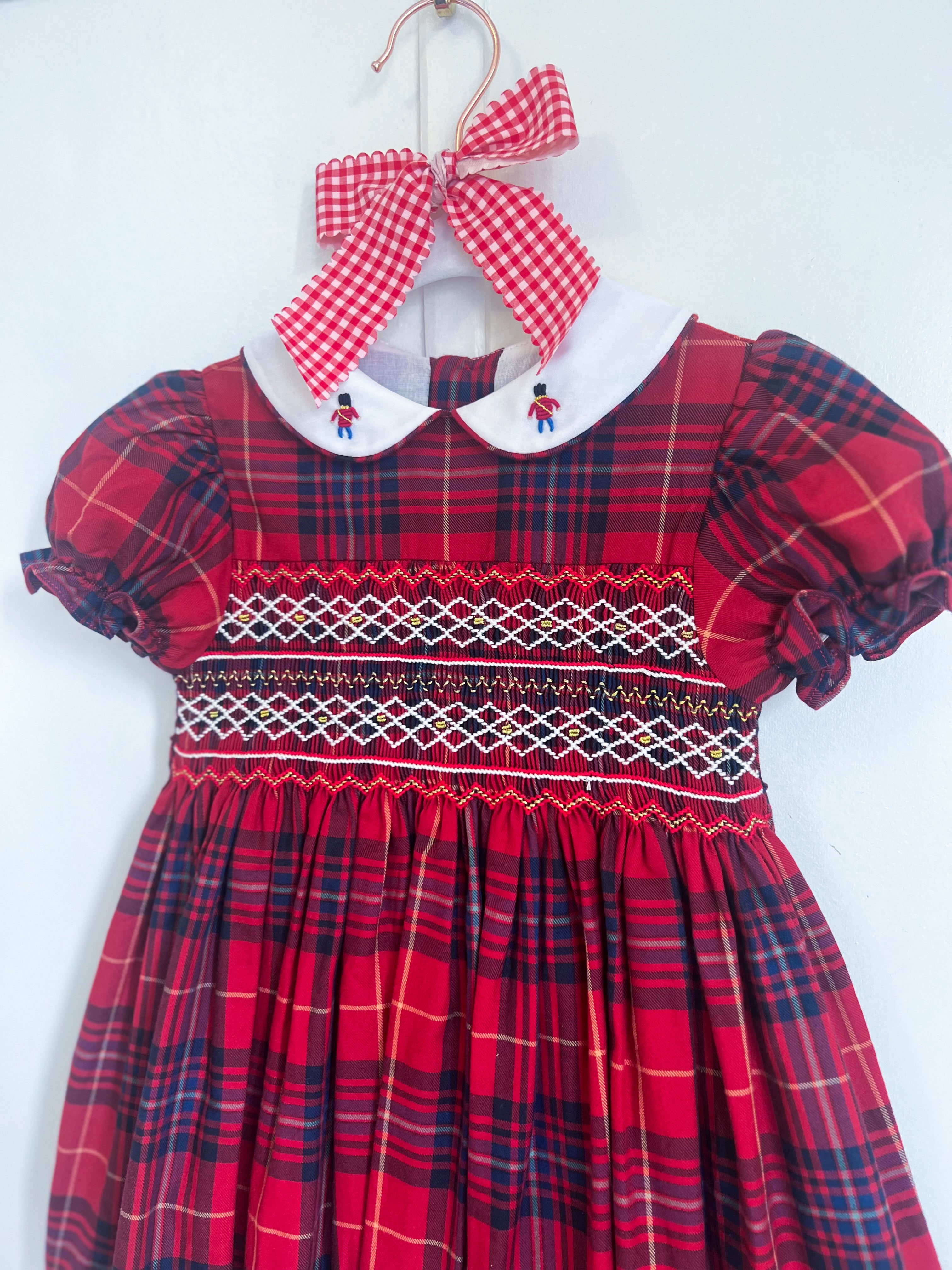 {Sutherby Girls} The Smocked Dress ~ Holiday Heirloom Tartan