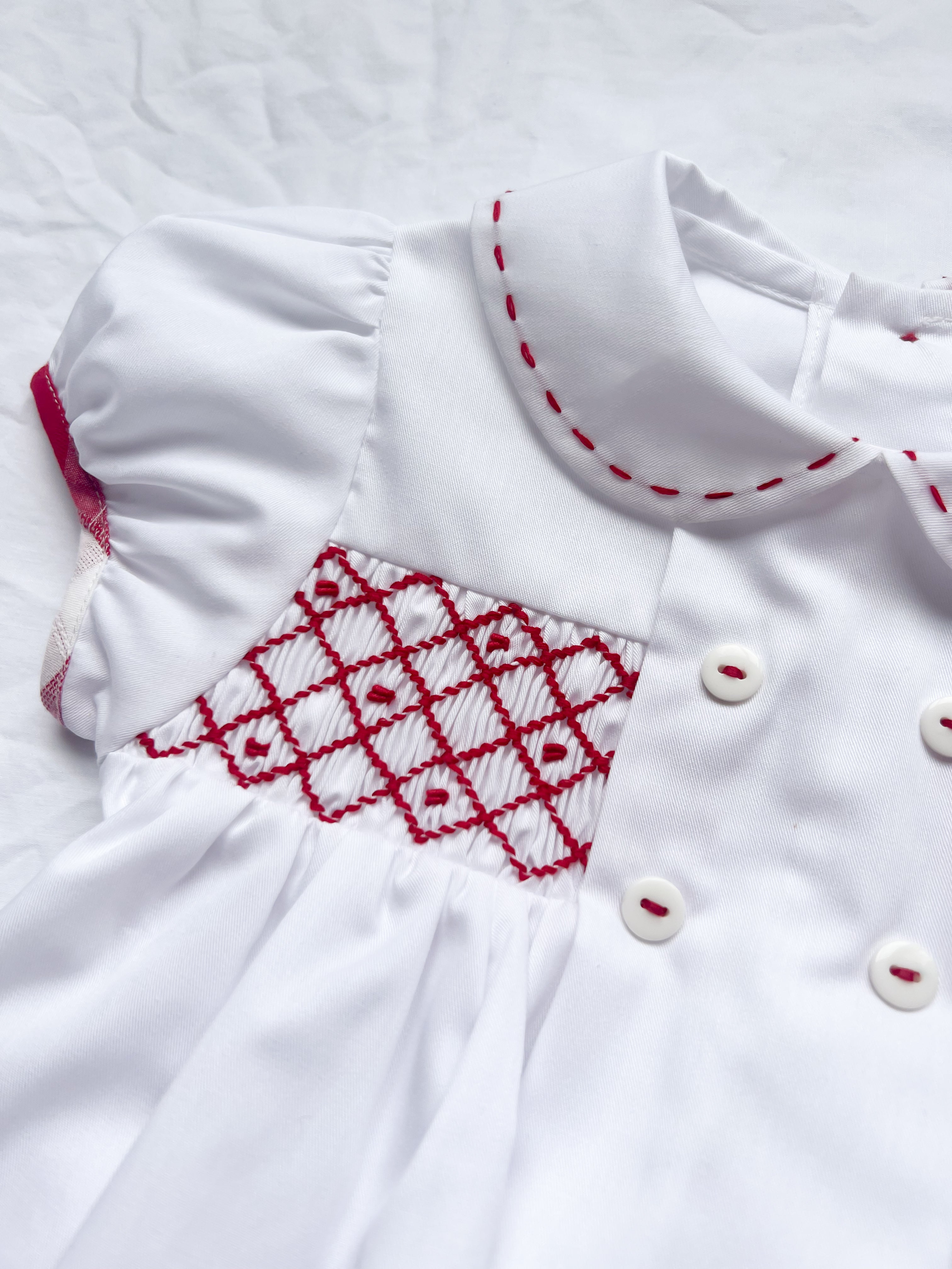 {Sutherby Boys} The Smocked Set - Heritage Red Gingham ~ FARMHOUSE SALE