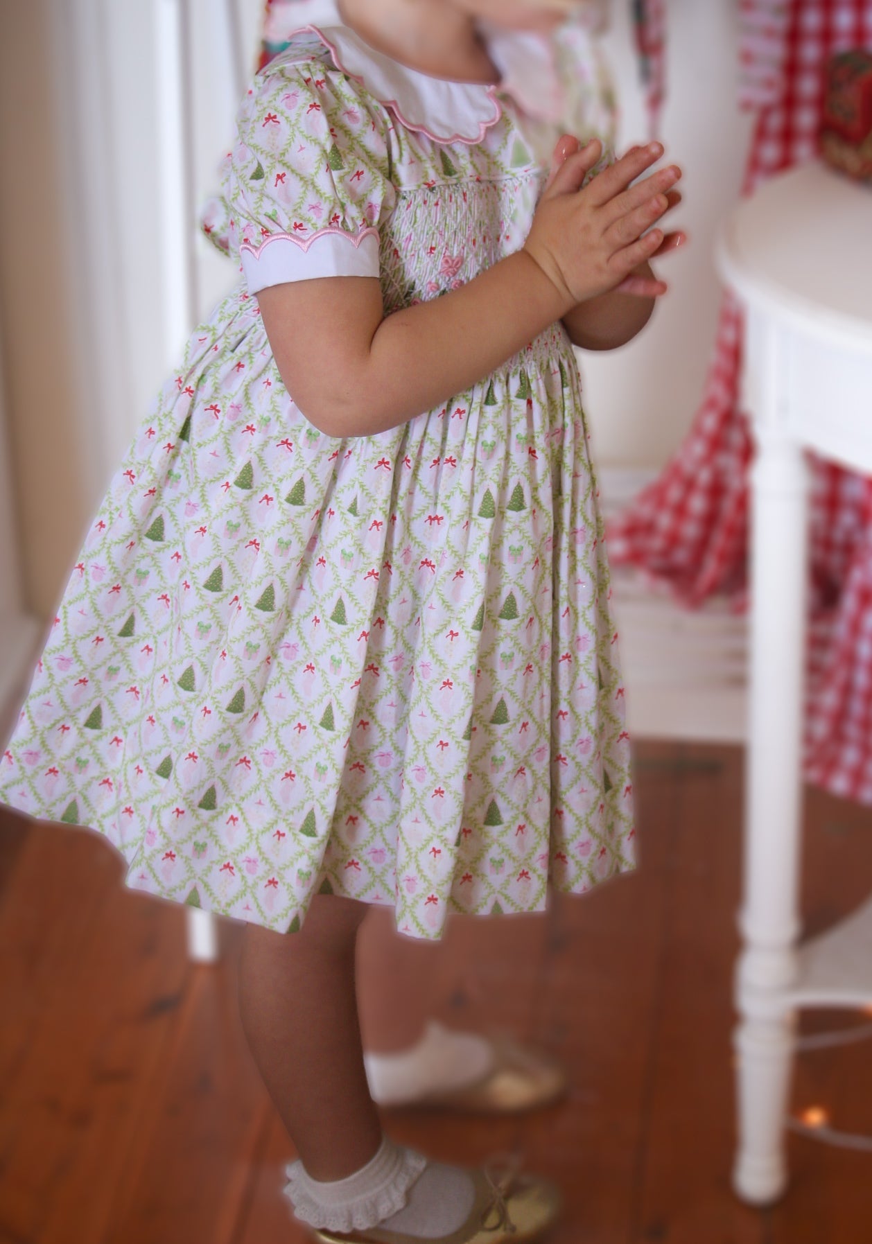 {Sutherby Girls} Signature Celebration Smocked Dress ~ Sugarplum Coquette