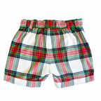 {Sutherby Boys} Signature Prep Shorts ~ Christmas Fair Tartan