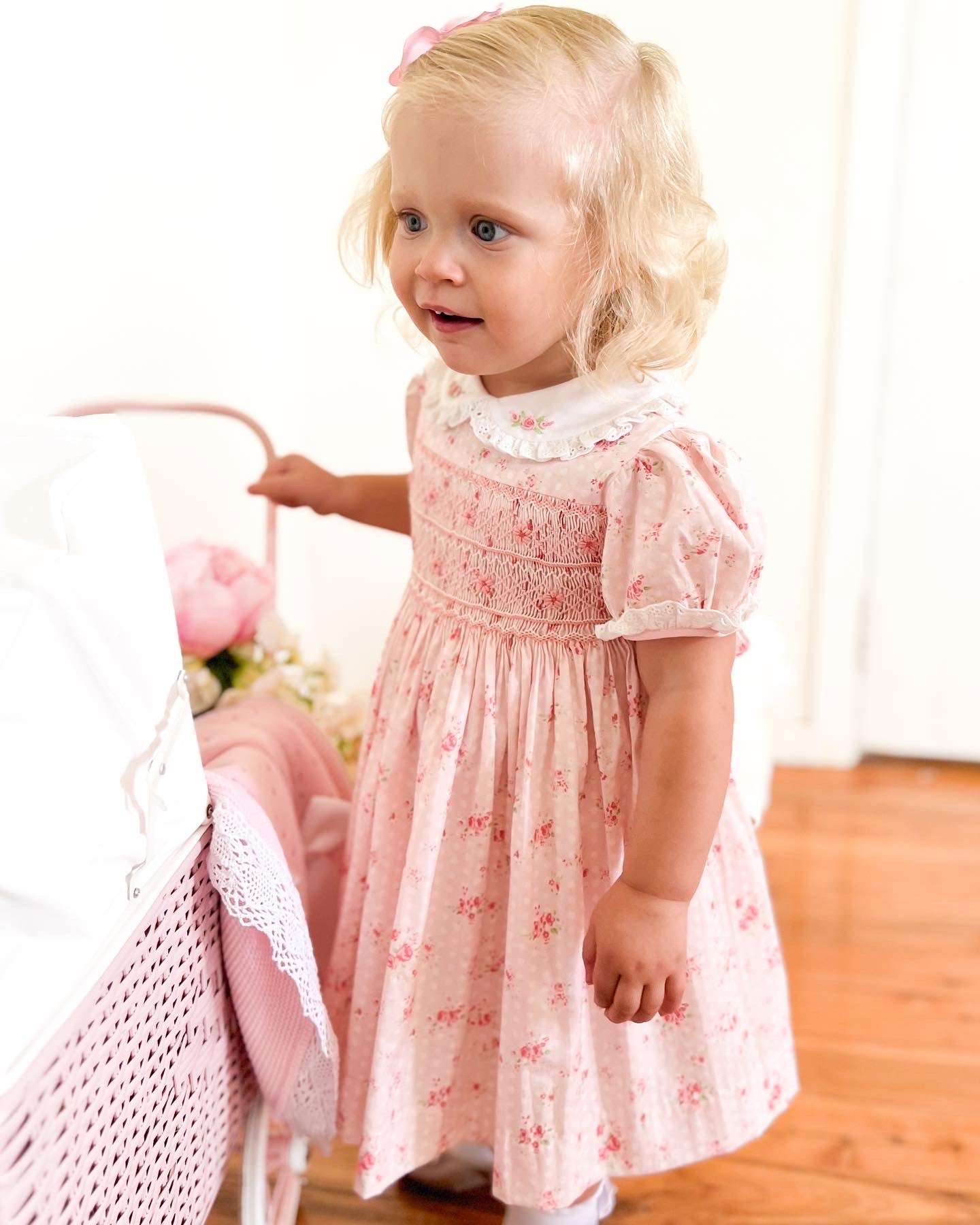 The Smocked Dress - Vintage Roses