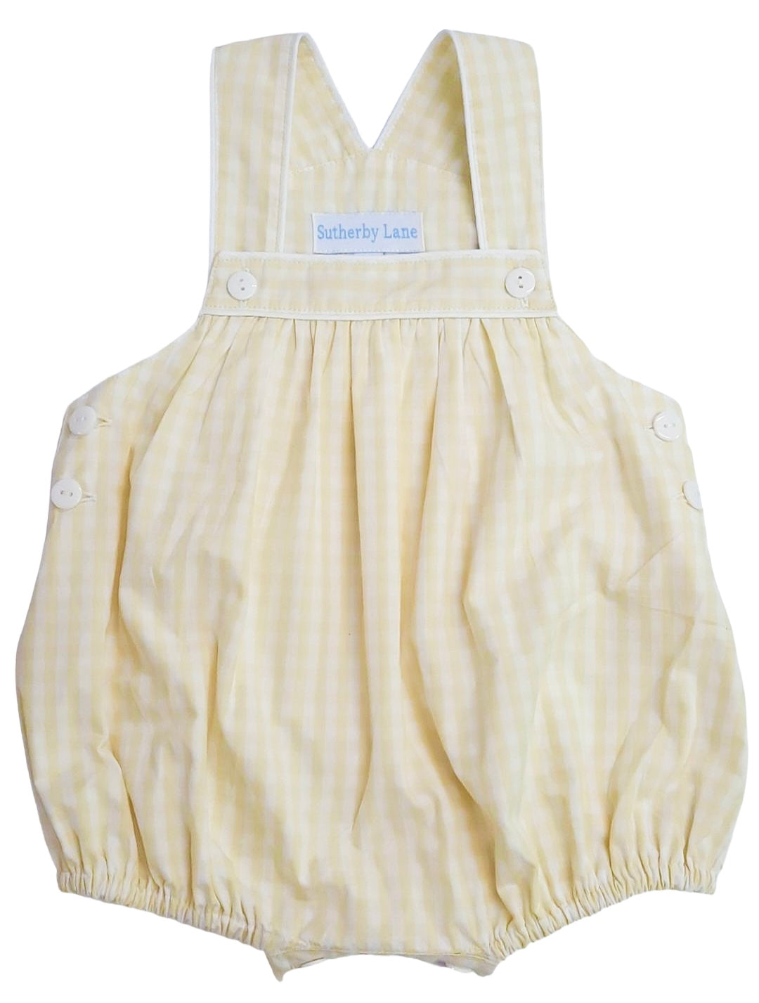 Yellow Gingham Sunsuit