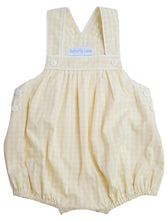 Load image into Gallery viewer, Yellow Gingham Sunsuit
