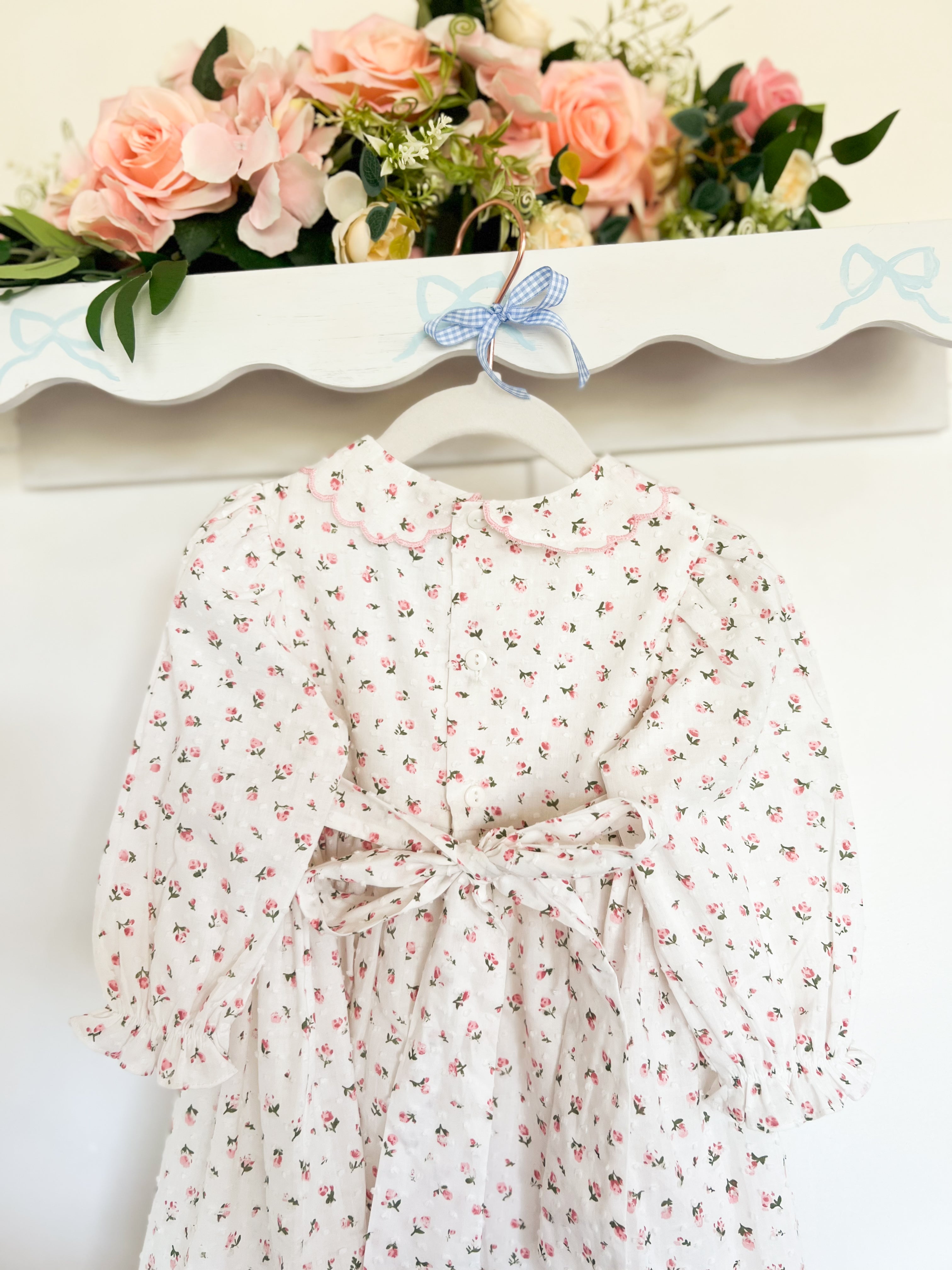 The Smocked Dress - Heritage Rose Plumetti