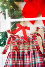 {Sutherby Girls} Signature Smocked Dress ~ Yuletide Plaid
