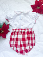 Load image into Gallery viewer, The Smocked Set - Heritage Red Gingham
