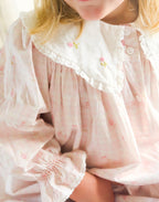 {Sutherby Girls} ‘Primrose’ Dress ~ Pink Posy Plaid