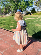 Load image into Gallery viewer, The Smocked Dress - Seaside Stripe
