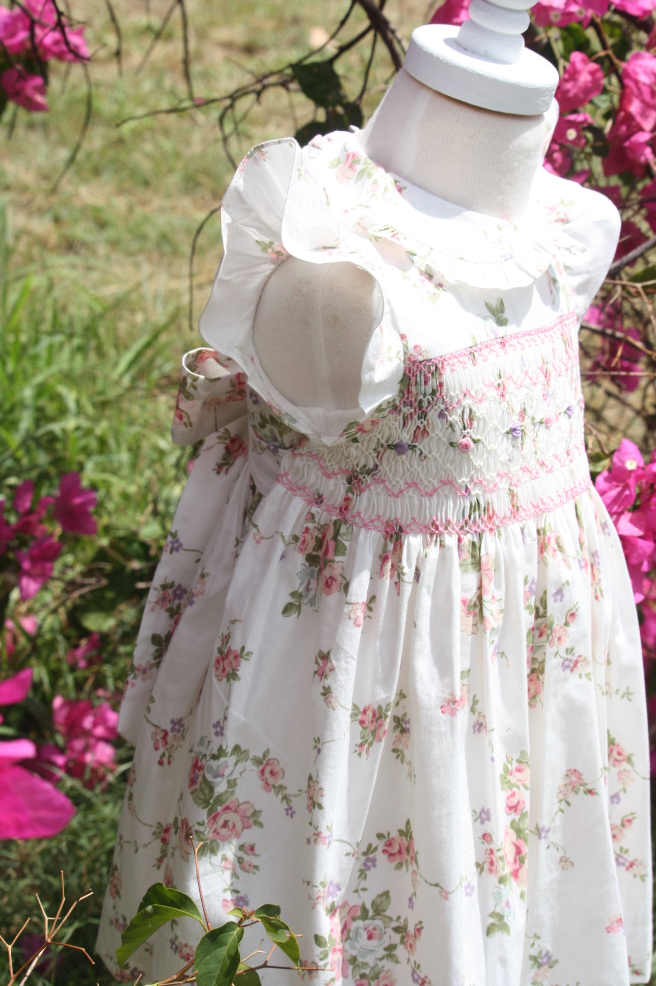 {Sutherby Girls} Signature Smocked Dress ~ Cottage Core Floral