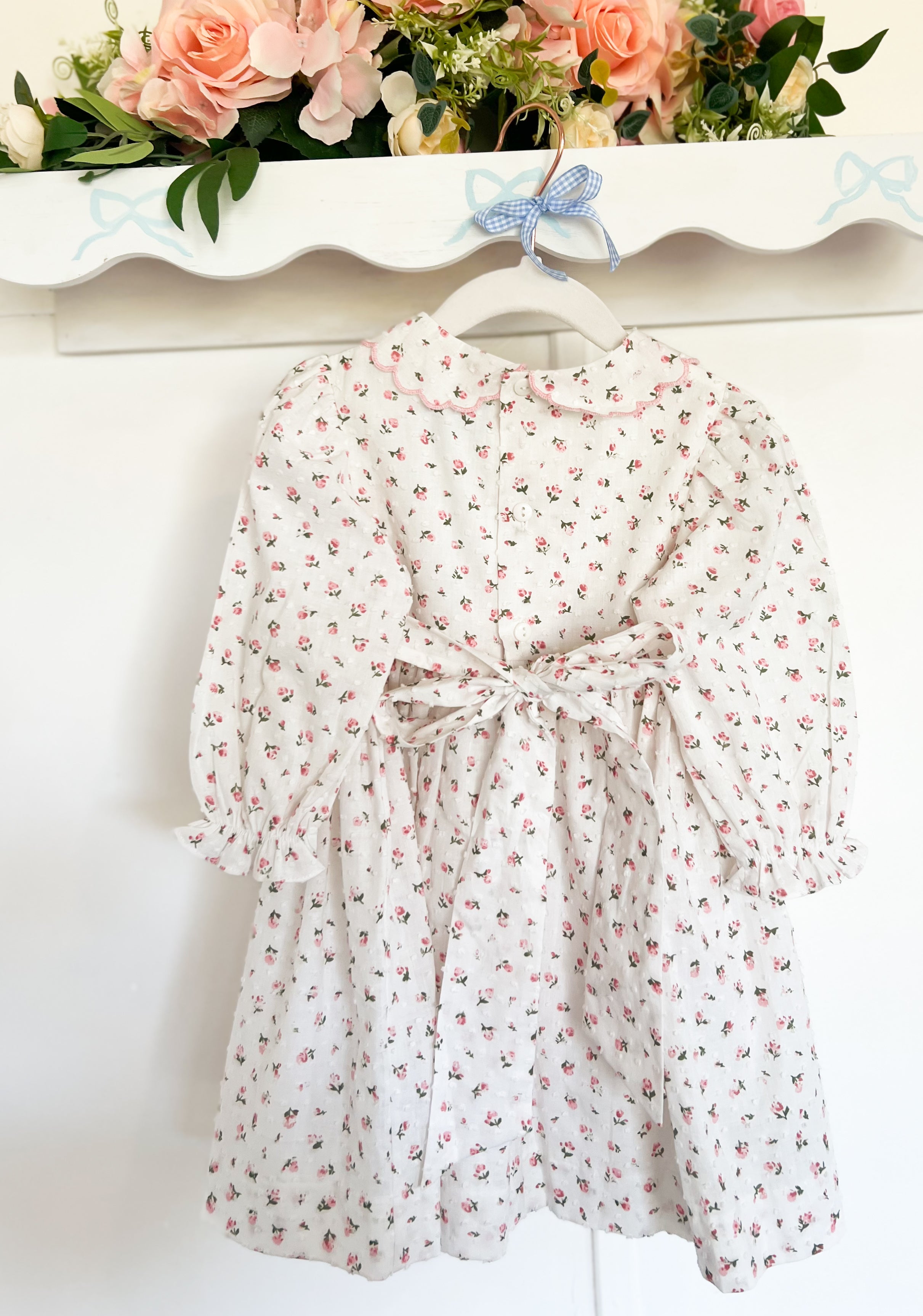 The Smocked Dress - Heritage Rose Plumetti