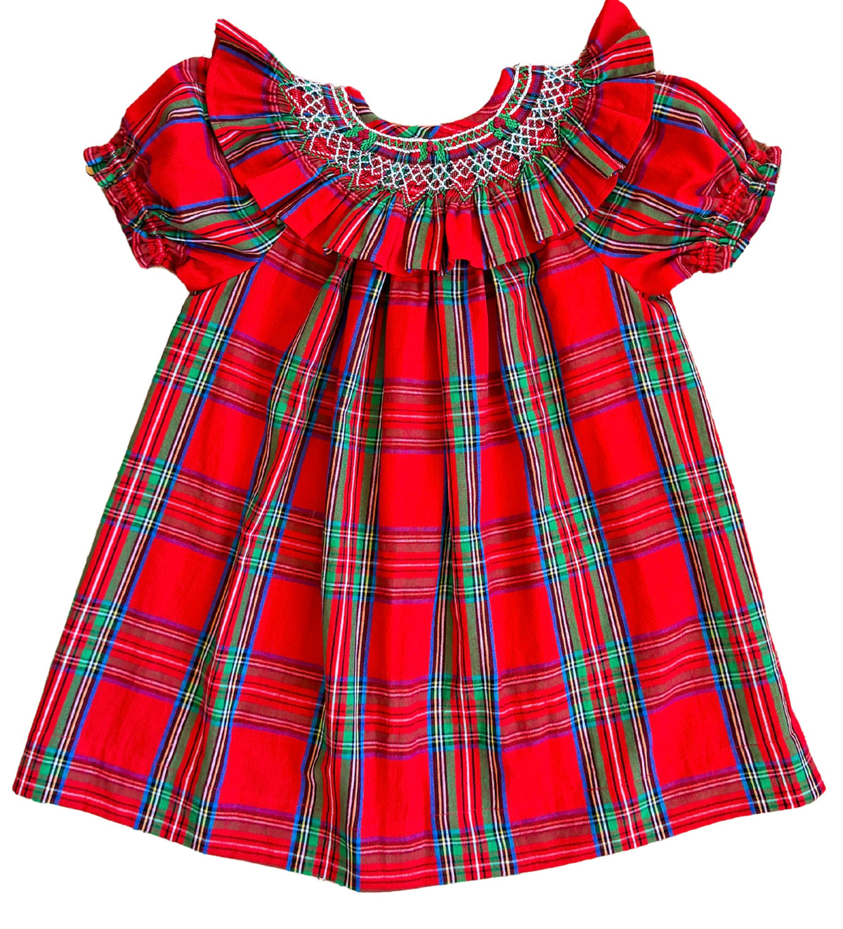 {Sutherby Girls} Bishop Dress ~ Ashcombe Tartan