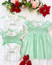 Load image into Gallery viewer, Festive Train 2pc Set ~ Peppermint Green Striped
