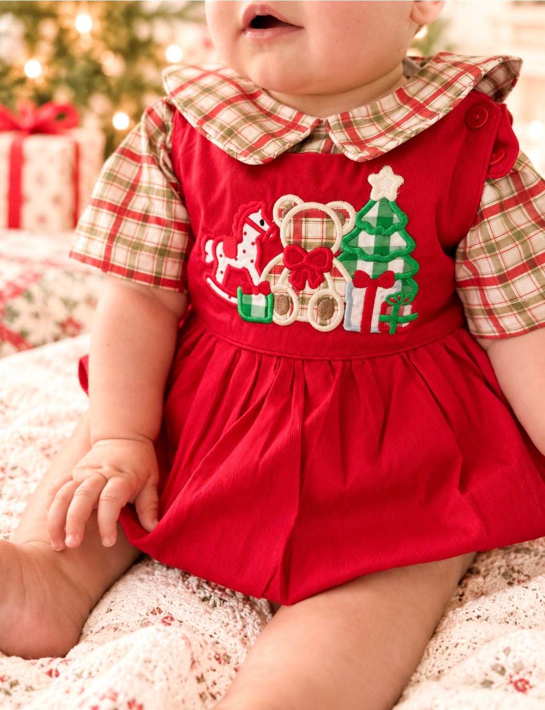 {Sutherby Boys} Vintage Romper ~ Storybook Teddy