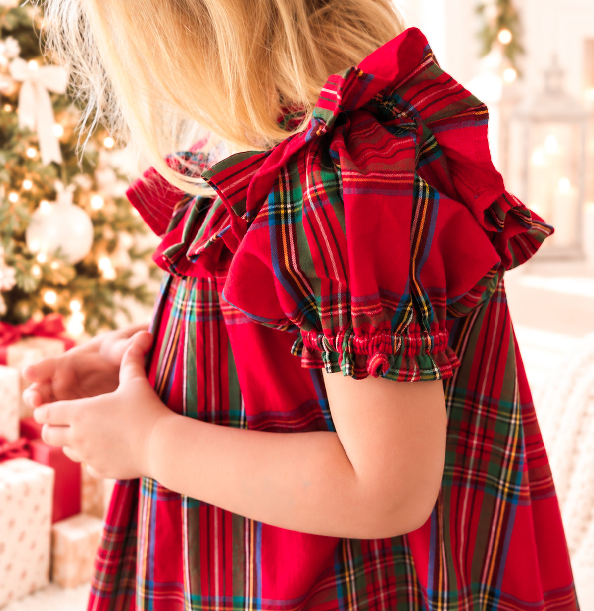 {Sutherby Girls} Bishop Dress ~ Ashcombe Tartan