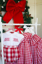 {Sutherby Boys} The Smocked Set - Heritage Red Gingham ~ FARMHOUSE SALE