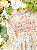 The Smocked Dress - Heritage Rose Plumetti