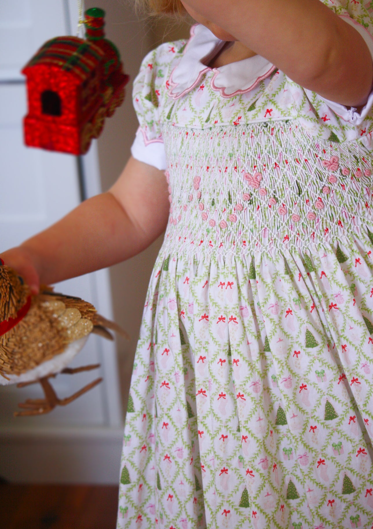 {Sutherby Girls} Signature Celebration Smocked Dress ~ Sugarplum Coquette