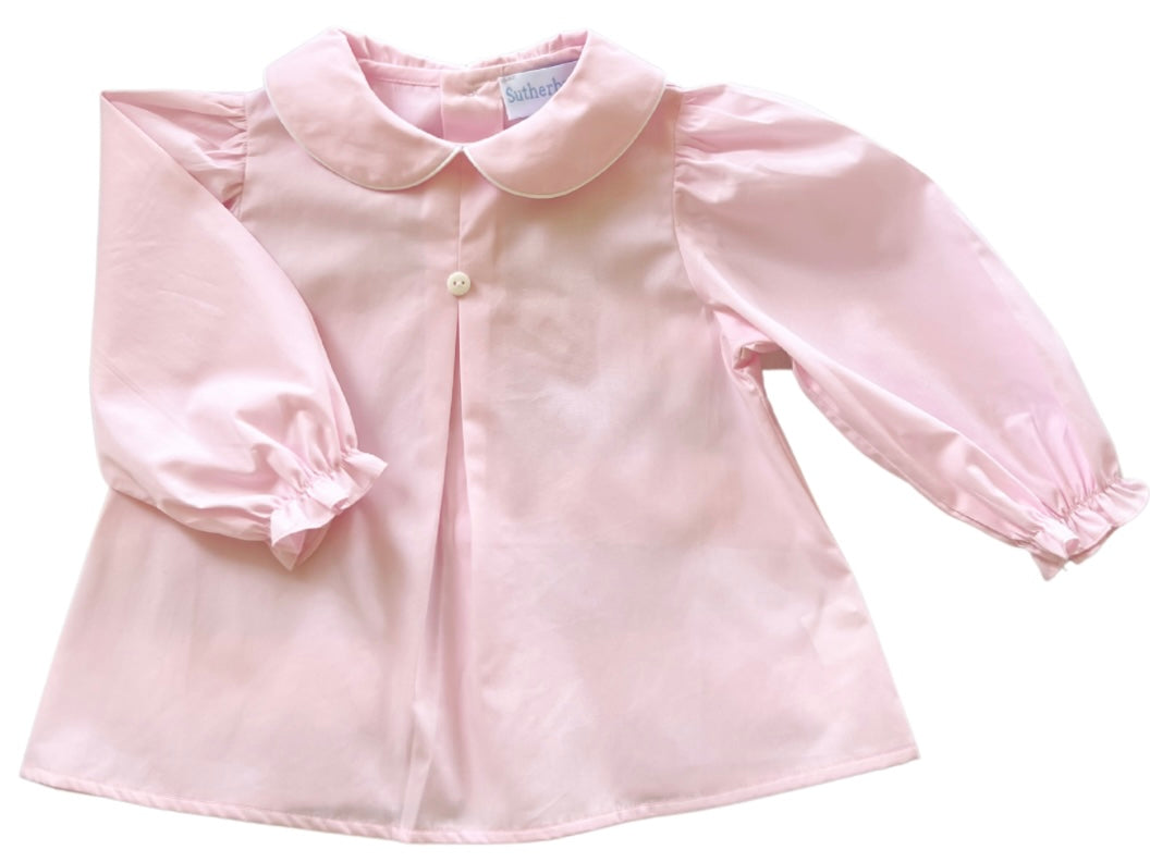 The Preppy Blouse - Baby Pink