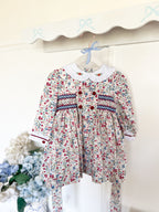 The Smocked Dress - Colourful Carnations