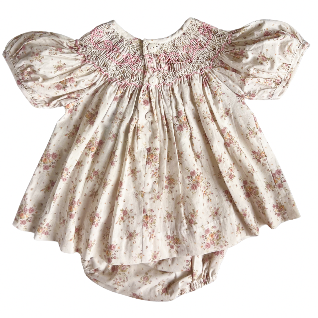 {Sutherby Girls} Signature Smocked Set ~ Heritage Bouquet