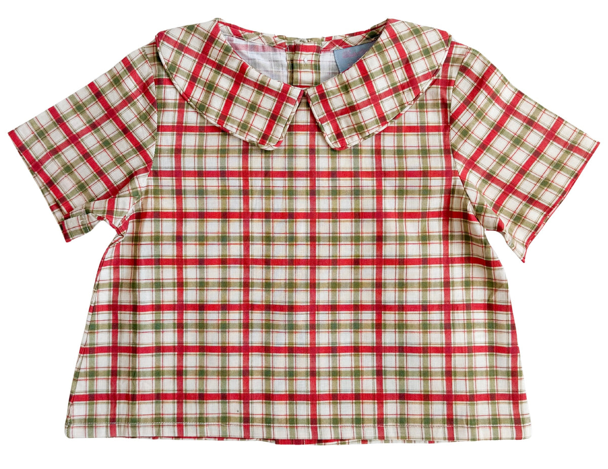 {Sutherby Boys} Vintage Shirt ~ Storybook Christmas Plaid