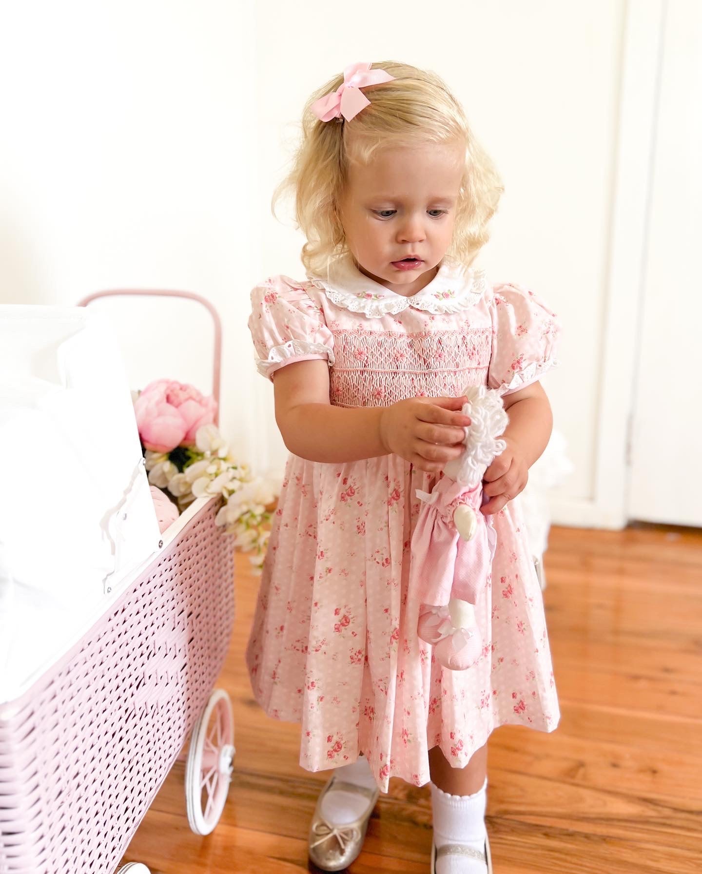 The Smocked Dress - Vintage Roses