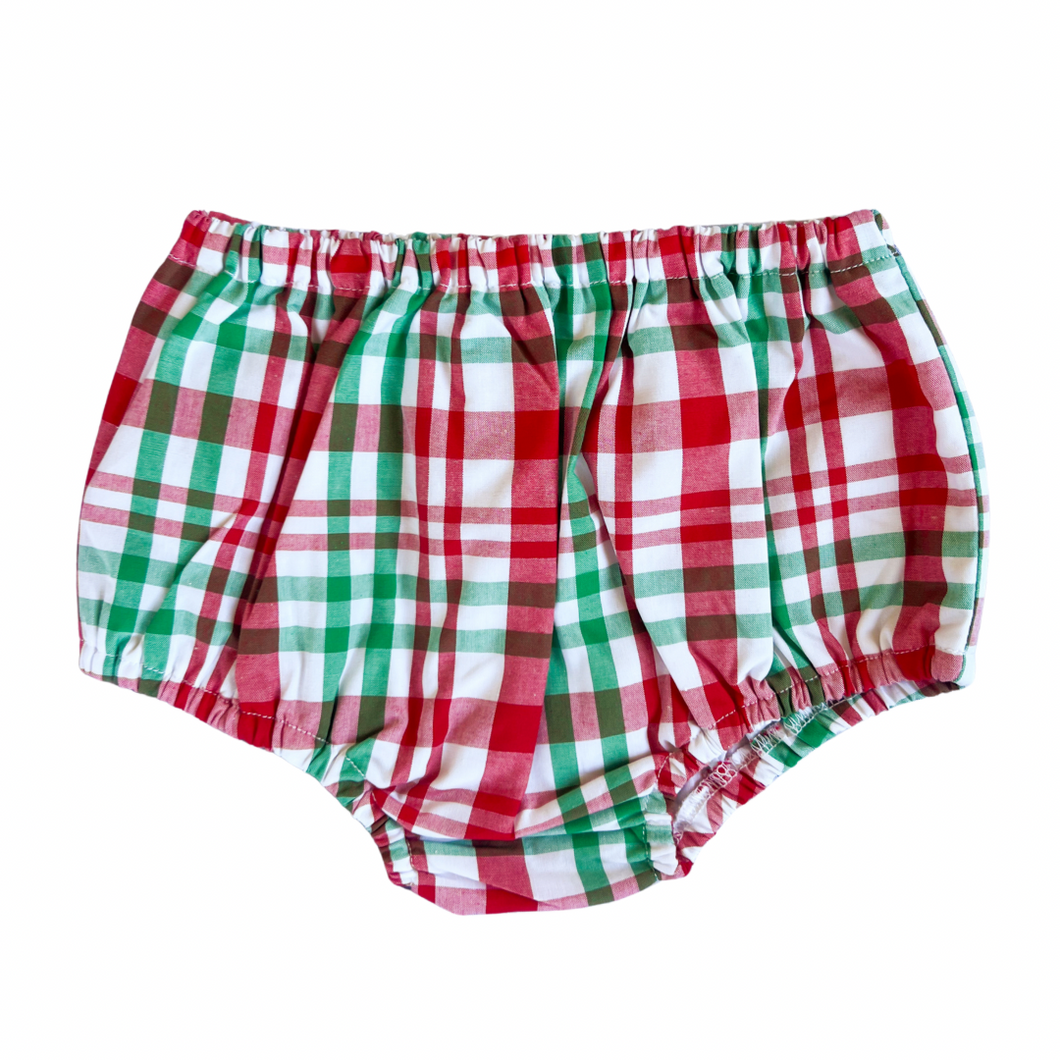 {Sutherby Baby} Bloomers - Gingerbread Plaid