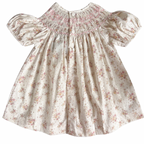 {Sutherby Girls} Signature Smocked Tunic ~ Heritage Bouquet