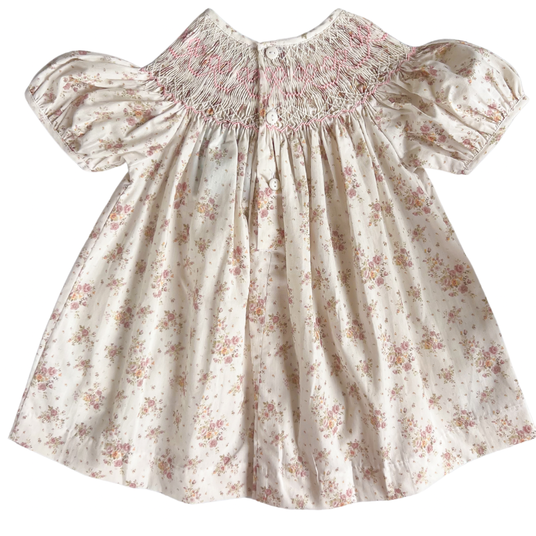 {Sutherby Girls} Signature Smocked Tunic ~ Heritage Bouquet