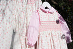 {Sutherby Girls} Signature Smocked Pinafore ~ Petit Fleur