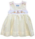 The Smocked Pinafore - Carrot Patch