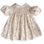 {Sutherby Girls} Signature Smocked Tunic ~ Heritage Bouquet