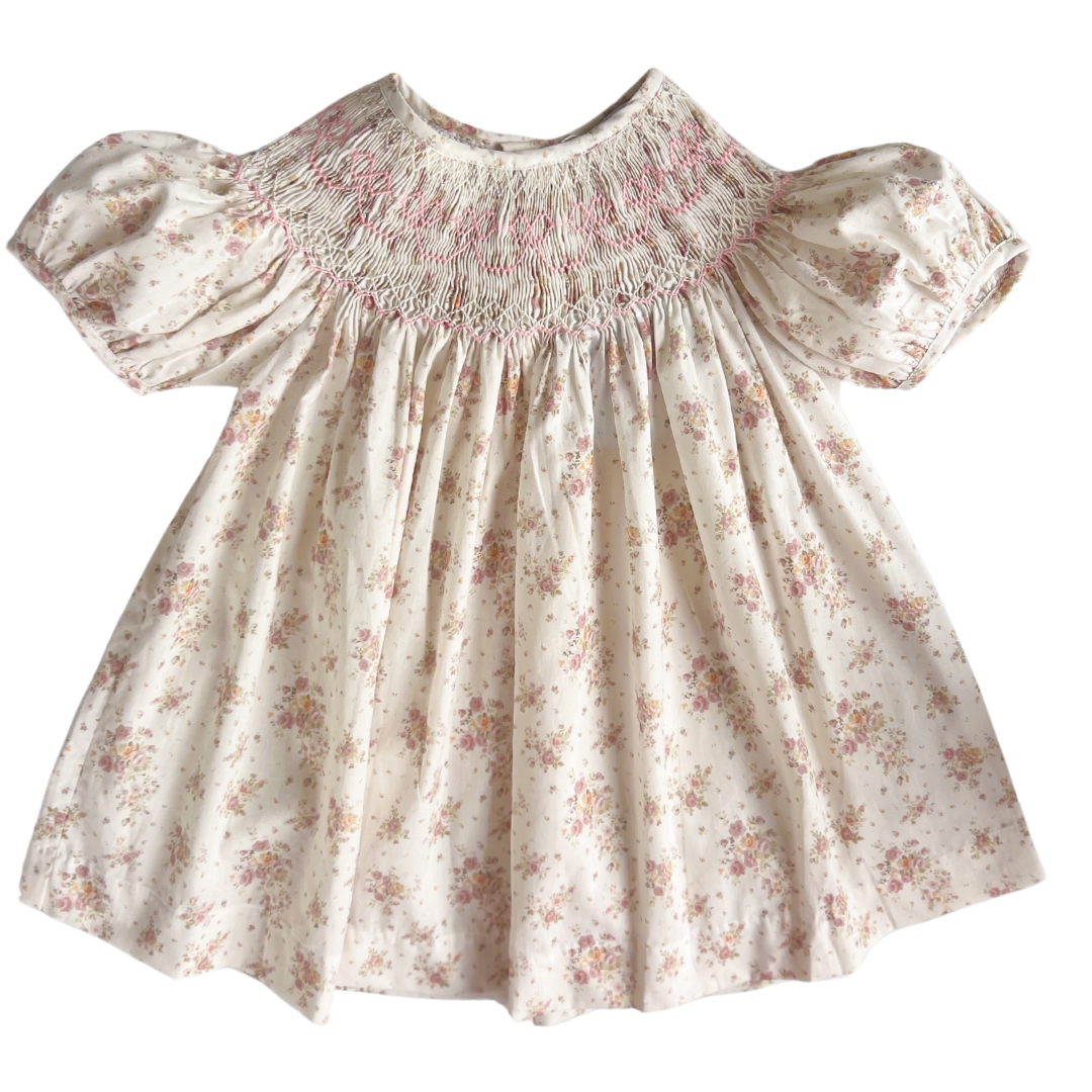 {Sutherby Girls} Signature Smocked Set ~ Heritage Bouquet