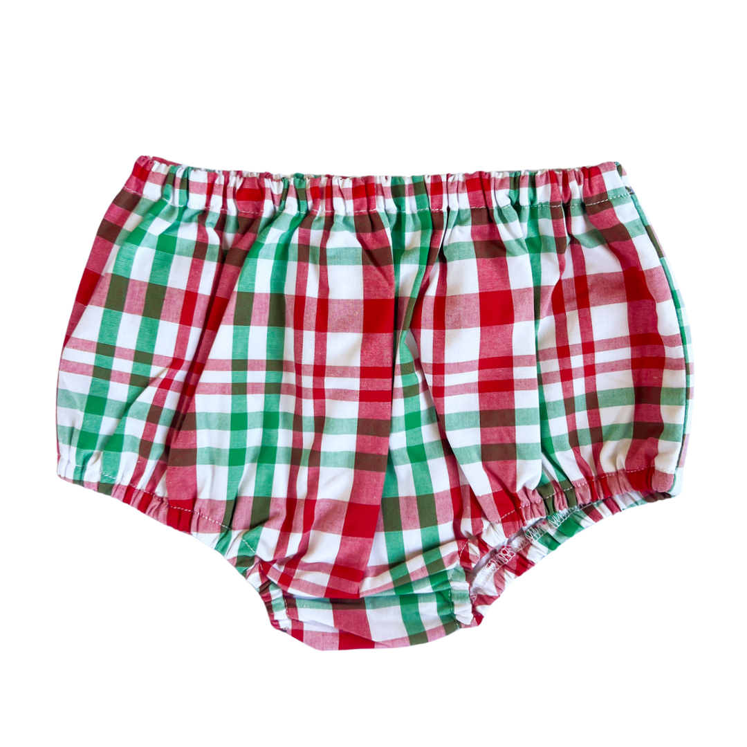 {Sutherby Baby} Bloomers - Gingerbread Plaid