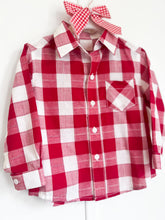 Load image into Gallery viewer, The Prep Shirt ~ Heritage Red Gingham
