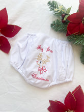 Load image into Gallery viewer, &quot;My 1st Christmas&quot; Bloomers ~ 2024 Rudolph
