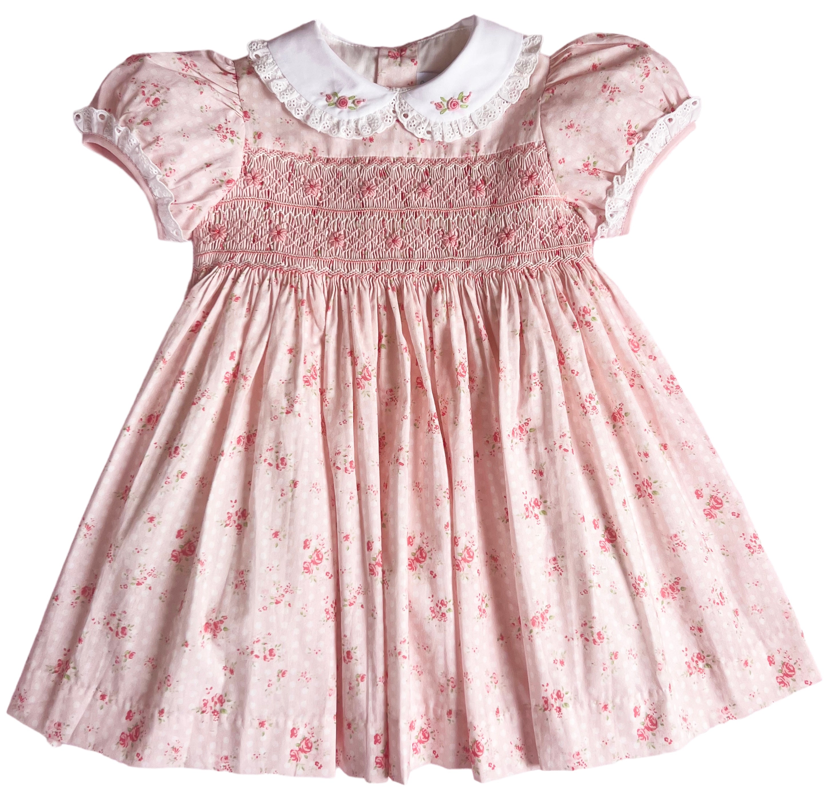 The Smocked Dress - Vintage Roses