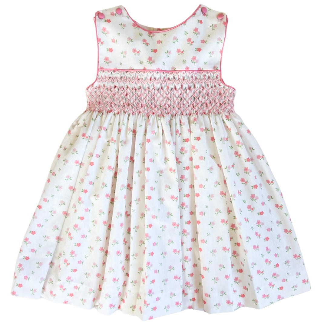 {Sutherby Girls} Signature Smocked Pinafore ~ Petit Fleur